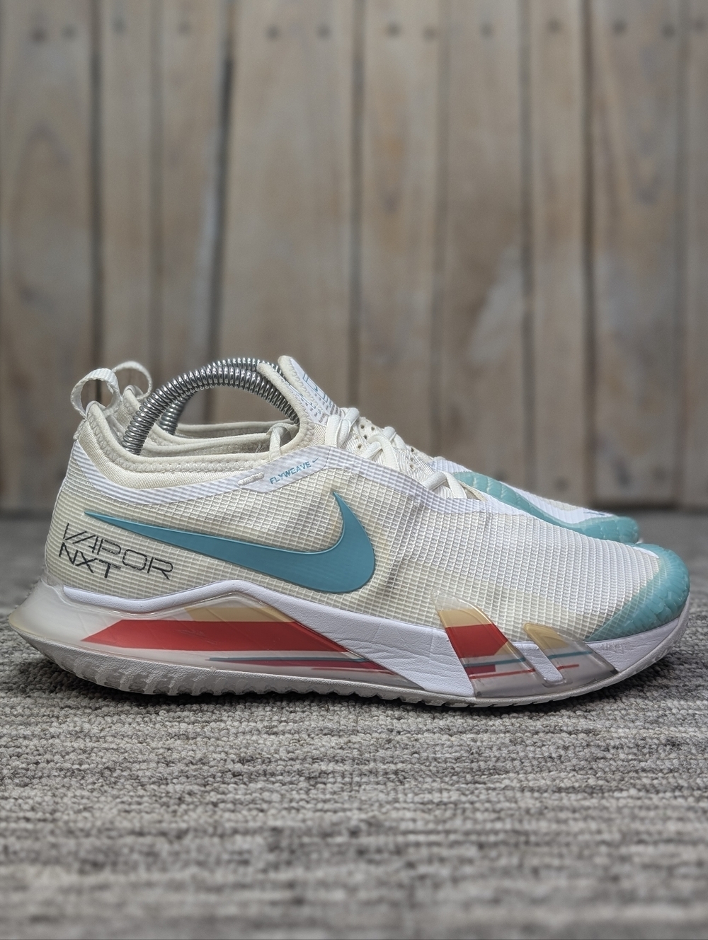NikeCourt React Vapor NXT in 'White Washed Teal Red' Size 8.5 Women